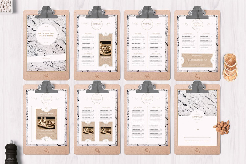 Classy Food Menu 7 - Modèle d'identité d'entreprise - Caractéristiques de l’image 1