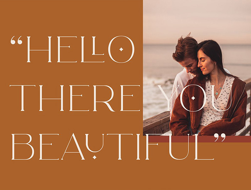 Carattere tipografico lussuoso Royale + carattere LOGOS - Caratteristiche Immagine 1