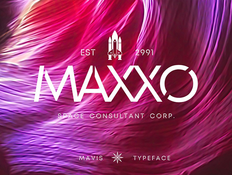 MAVIS SANS - FUTURISTIC TYPEFACE Font - Caratteristiche Immagine 1