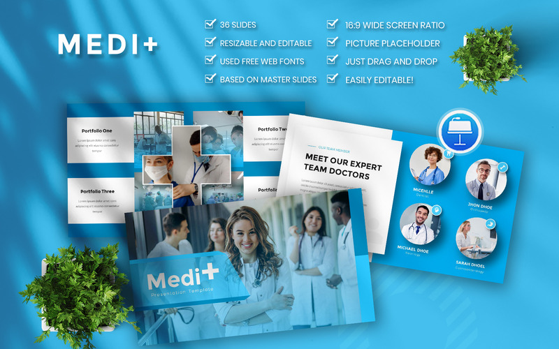 Medi + Medical Business - Modello di keynote - Caratteristiche Immagine 1