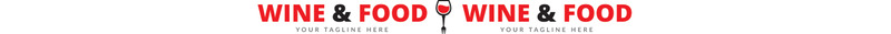 Şarap ve Yemek Logo Şablonu - Features Image 1