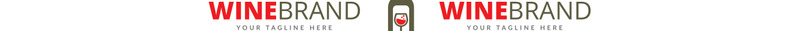 Modèle de logo de marque de vin - Caractéristiques de l’image 1