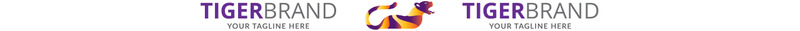 Tiger färg varumärke logotyp mall - Features Image 1