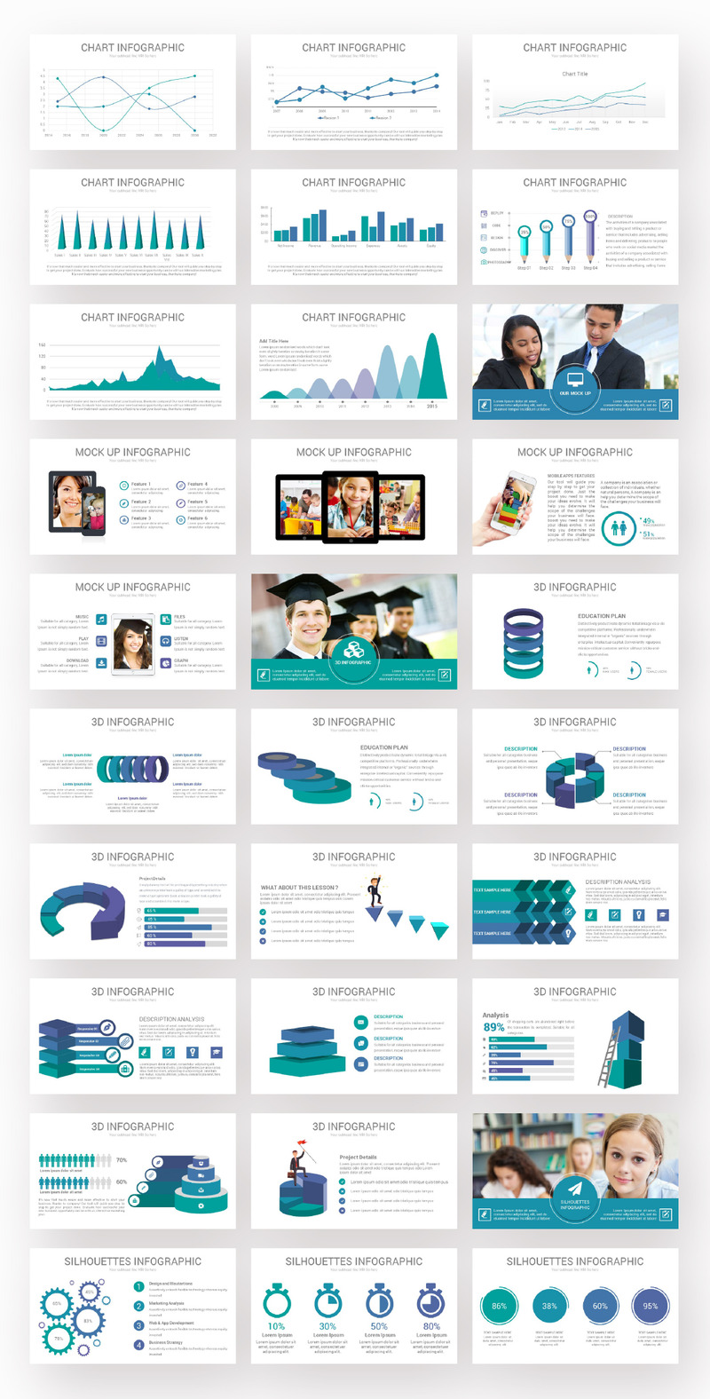 Презентація освіти шаблон PowerPoint - Features Image 3