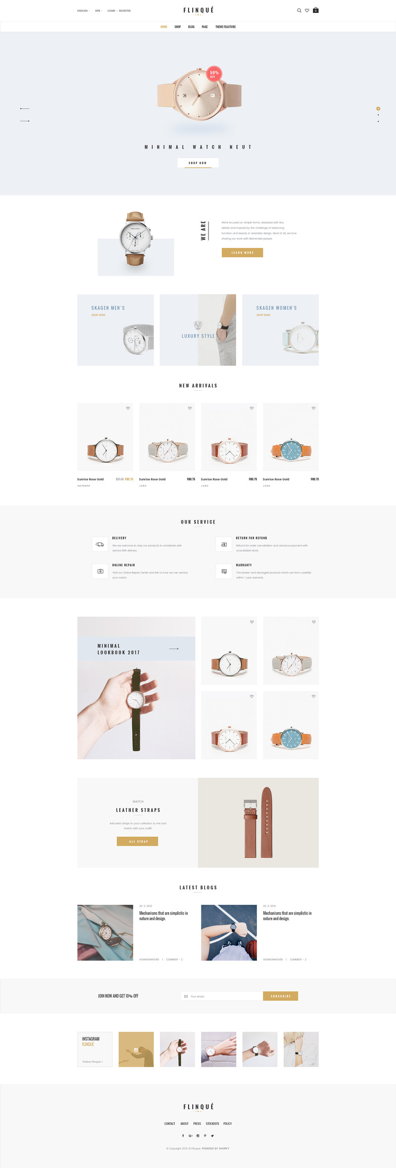 Download LEO FLINQUE - HAND WATCH, FASHION AND ACCESSORIES PrestaShop Theme | Premium themes & Plugins 1 LEO FLINQUE - HAND WATCH, FASHION AND ACCESSORIES PrestaShop Theme - Features Image 1