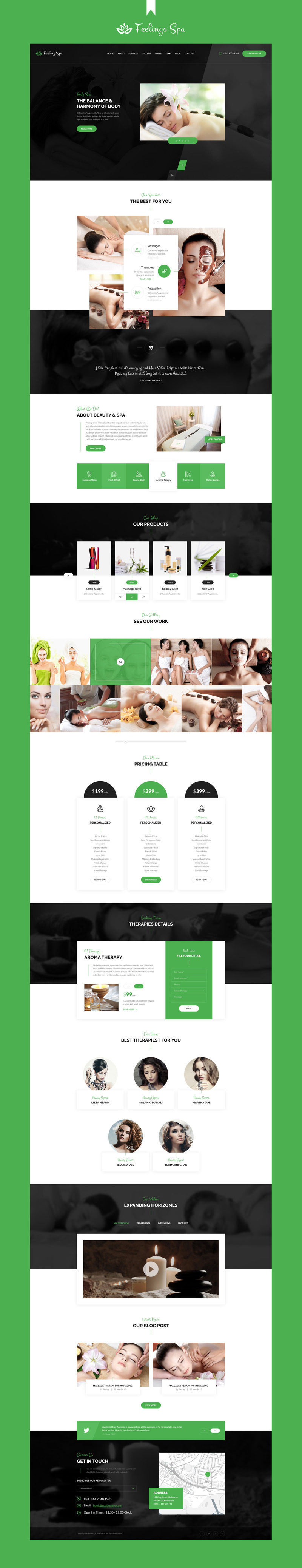 Feeling Spa - Beauty & Spa HTML Template Website Template - Features Image 1