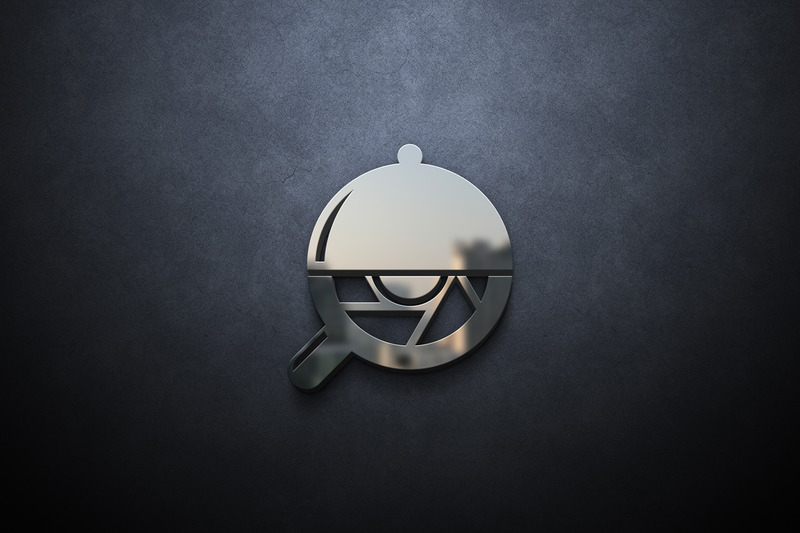Modèle de logo d'application de recherche de nourriture en dégradé - Caractéristiques de l’image 2