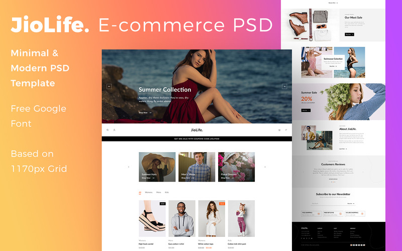 JioLIfe - E-handel PSD-mall - Features Image 1