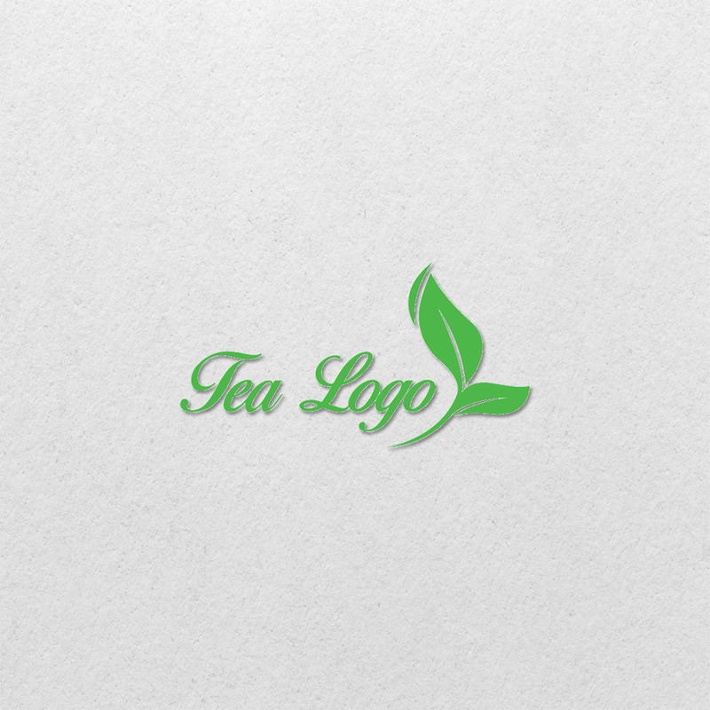 Szablon Logo zielony liść herbaty - Obraz funkcji 1