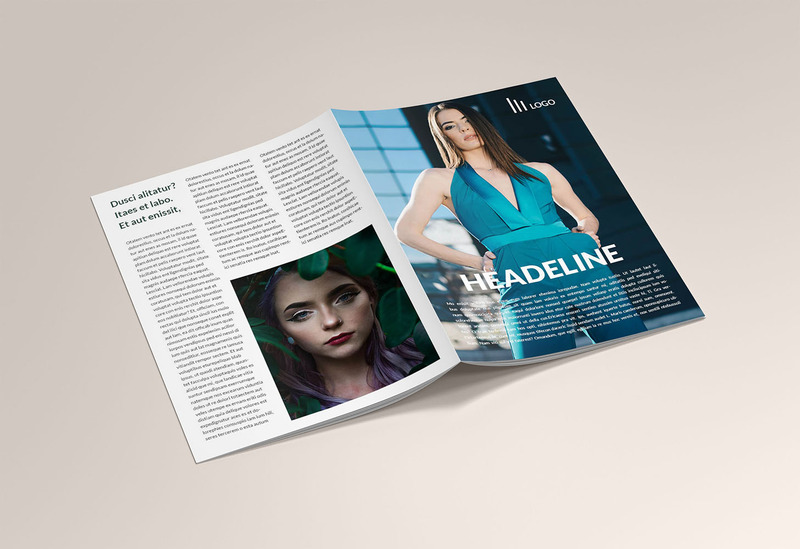 Newsletter Design Template Magazine Templates - Features Image 2