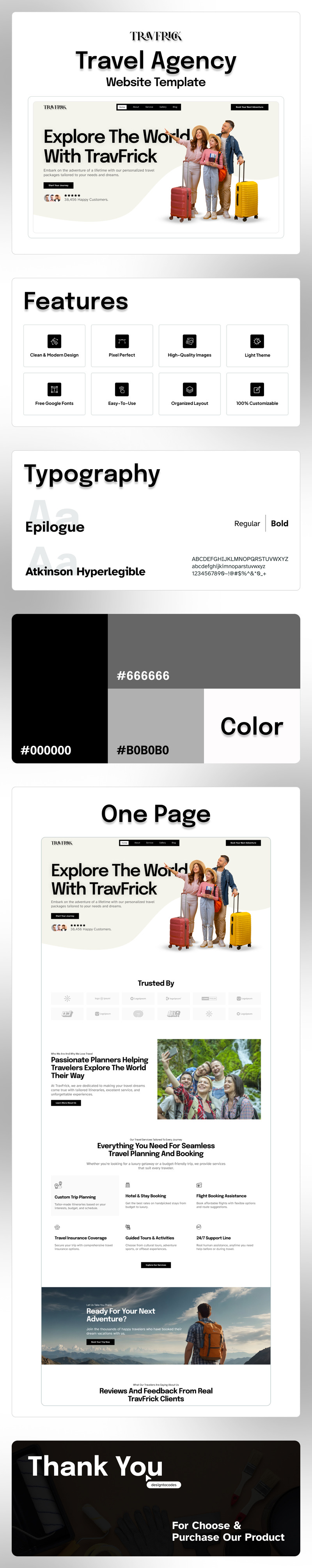 Travfrick – преміальний багатосторінковий шаблон Nextjs для туристичного агентства - Features Image 1