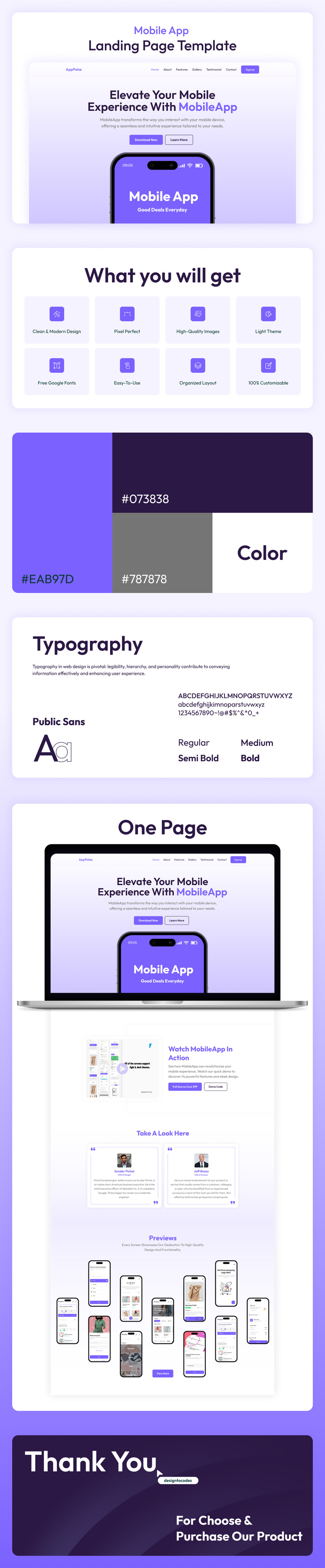 AppPalse – App Landing Page Elementor Website Template - Features Image 1