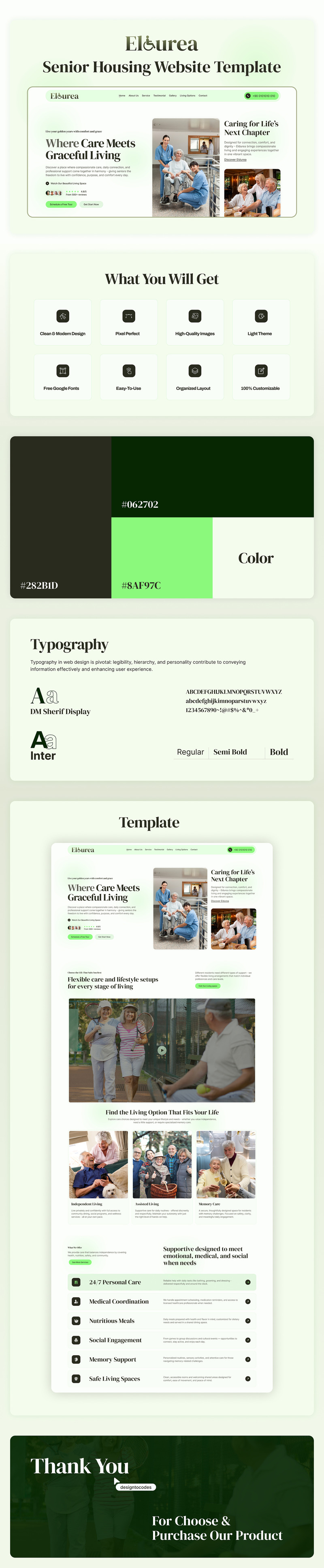 Eldurea – Senior Housing Website Template - Features Image 1