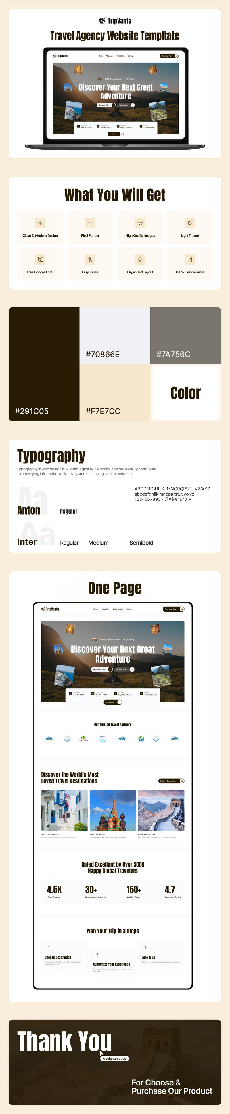Tripvanta – Seyahat Acentesi Web Sitesi Next.js Şablonu - Features Image 1