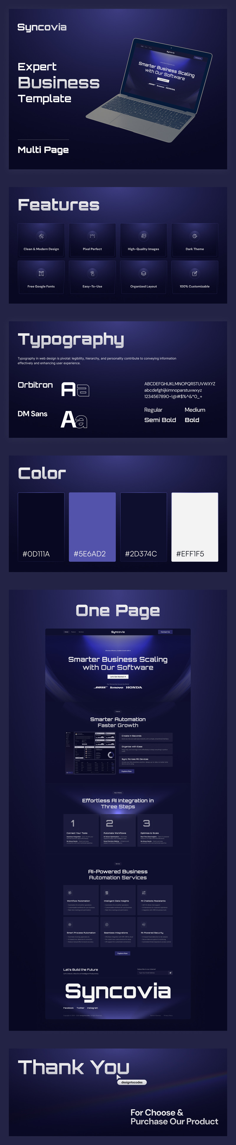 Syncovia - Business Automation NextJs Template - Features Image 1