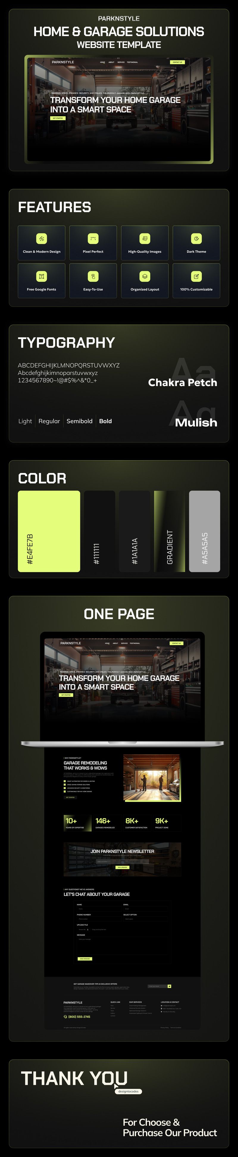 ParkNStyle - Home & Garage Solutions Elementor Template - Features Image 1