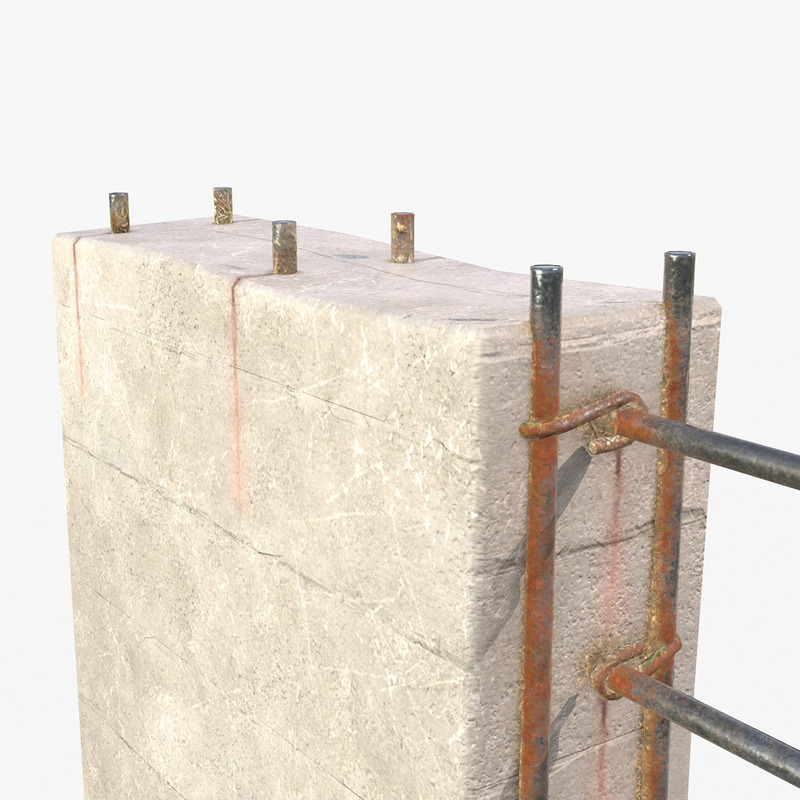 Уличный барьер PBR Low Poly 3d Модель - Features Image 4