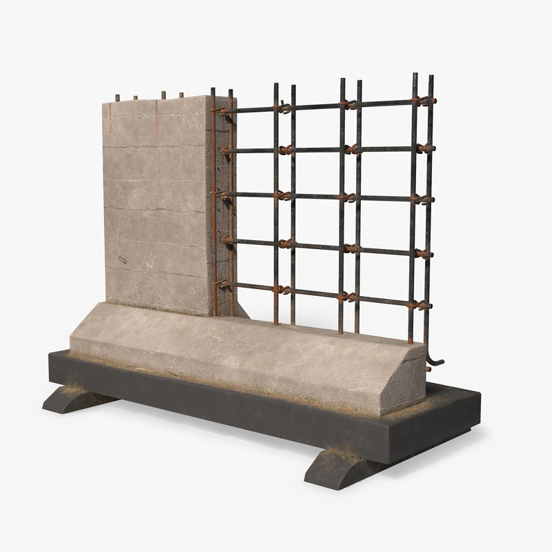 Уличный барьер PBR Low Poly 3d Модель - Features Image 13