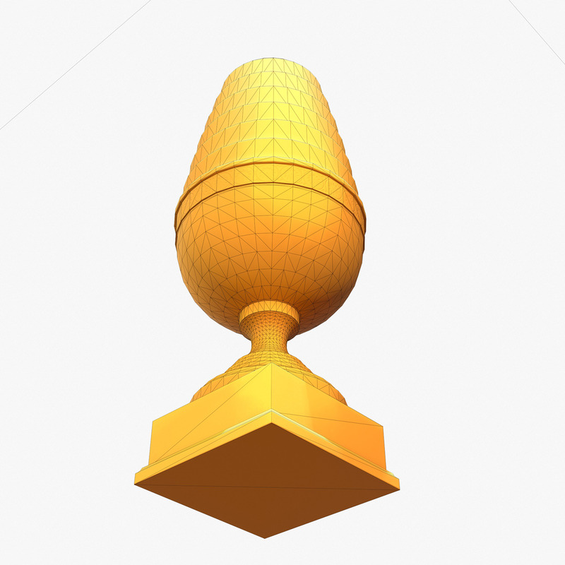 ESL Trophy PBR Low Poly Model 3d - Obraz funkcji 3