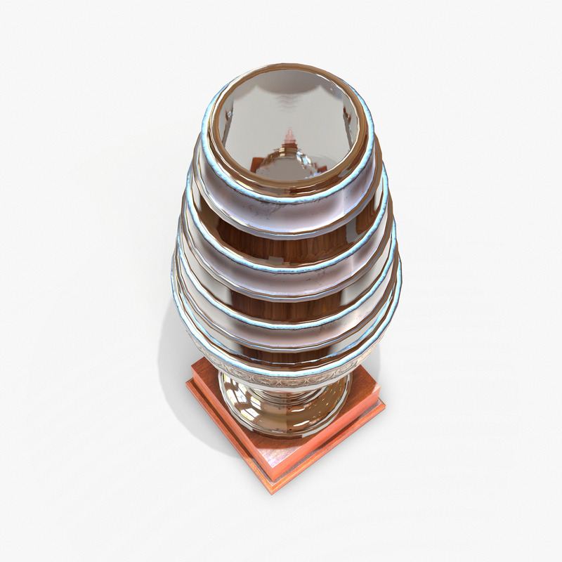 ESL Trophy PBR Low Poly Model 3d - Obraz funkcji 7