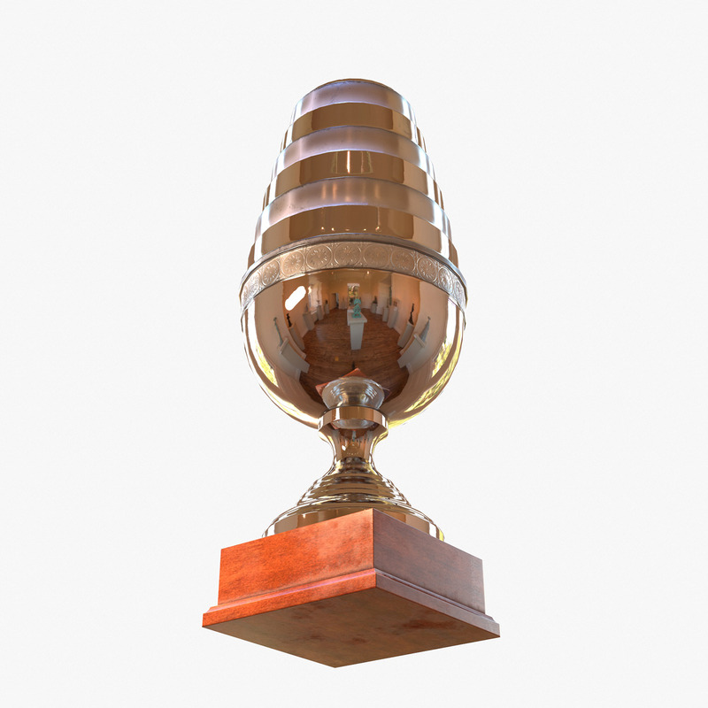 ESL Trophy PBR Low Poly Model 3d - Obraz funkcji 6