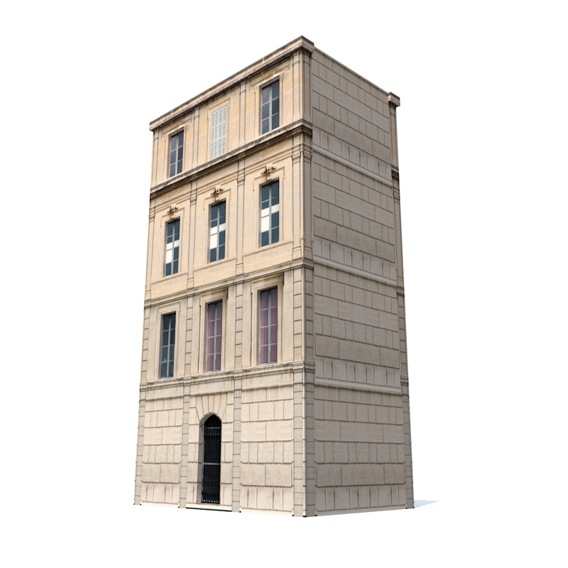 Apartment House 198 Low Poly Modello 3d - Caratteristiche Immagine 6