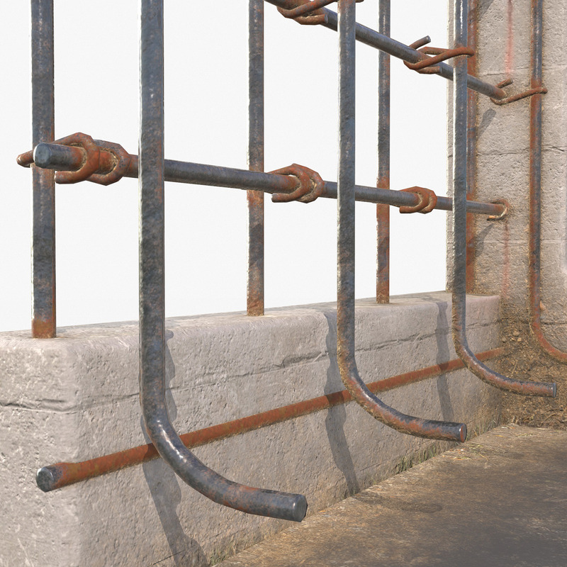 Уличный барьер PBR Low Poly 3d Модель - Features Image 5