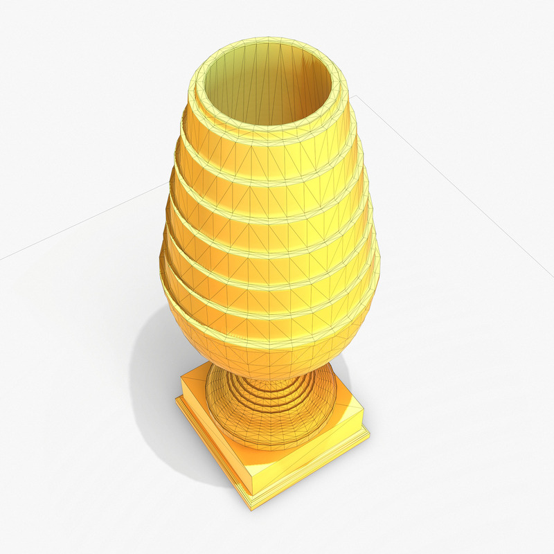 ESL Trophy PBR Low Poly Model 3d - Obraz funkcji 2