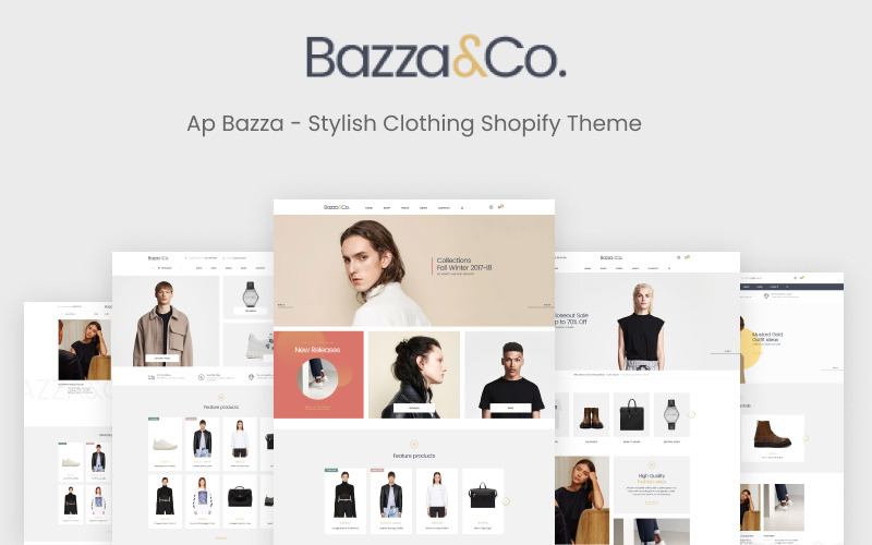 Ap Bazza - Stijlvolle kleding Shopify-thema - Features Image 1