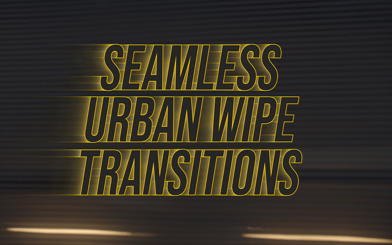 Paquete de 15 transiciones de limpieza urbana sin costuras en Alpha - Características Imagen 1