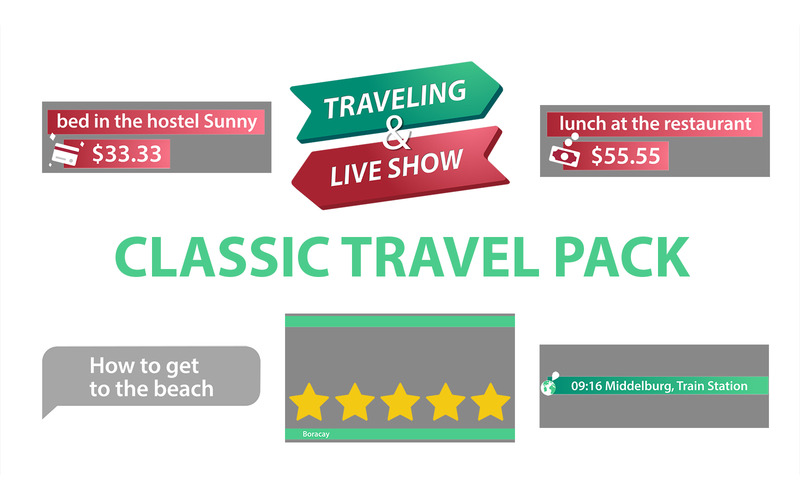 Classic Travel Pack Motion Graphics Template - Features Image 1