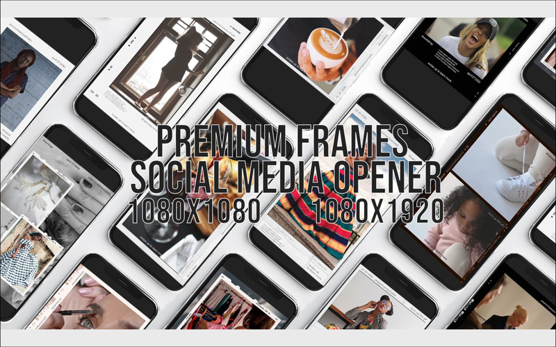 Szablon Premium Frames Social Media Opener Premiere Pro - Obraz funkcji 1