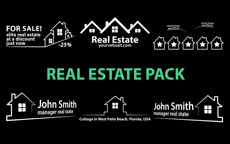 Real Estate Pack Motion Graphics Template - Obrázek funkce 1