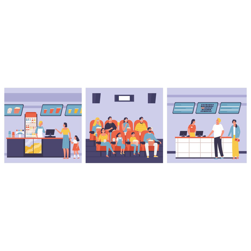 Cinema Design Concept Vector Illustration Concept - Features Image 1
