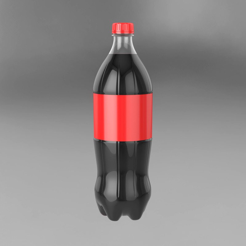 Plastic bottle 3D model - Features Image 2