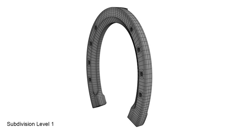 Horseshoe with PBR textures 3D model - Features Image 22