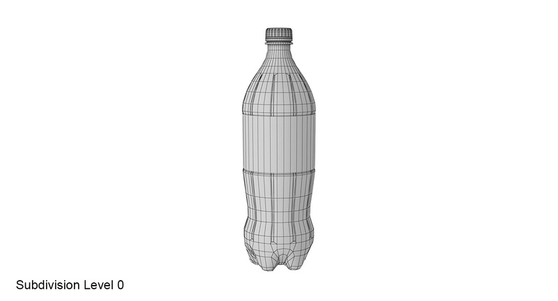 Plastic bottle 3D model - Features Image 13
