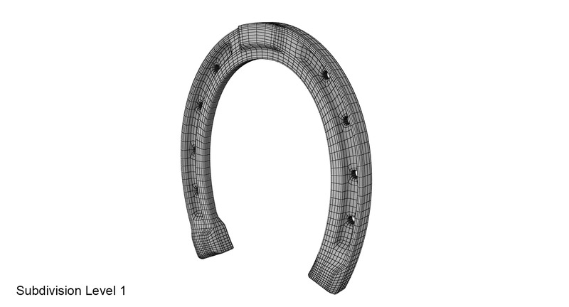 Horseshoe with PBR textures 3D model - Features Image 20