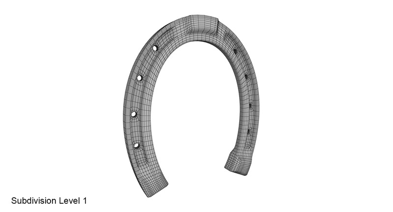 Horseshoe with PBR textures 3D model - Features Image 19