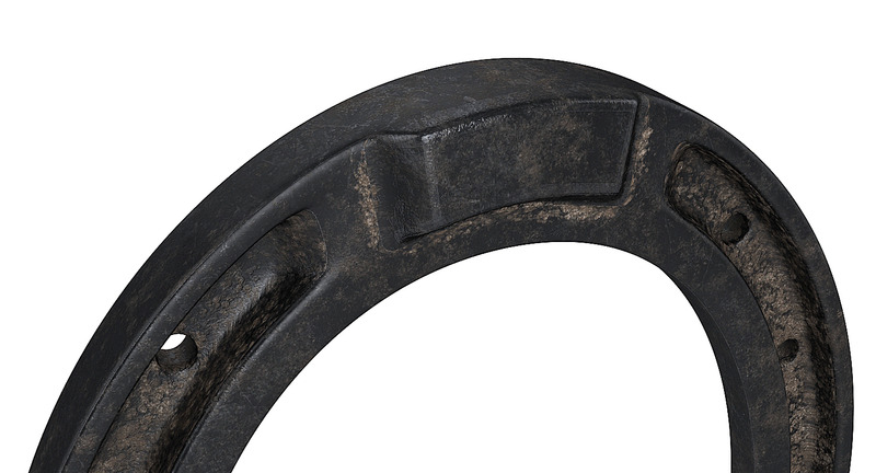 Horseshoe with PBR textures 3D model - Features Image 5