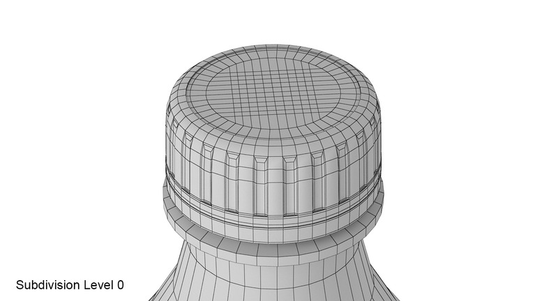 Plastic bottle 3D model - Features Image 15