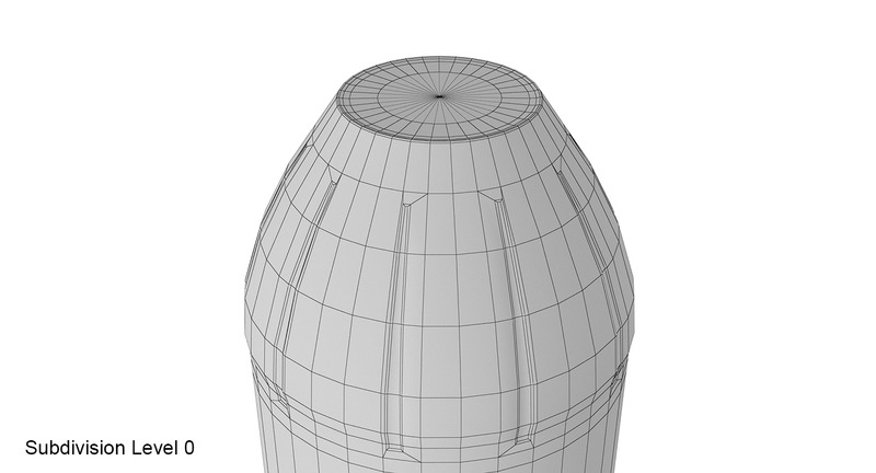 Plastic bottle 3D model - Features Image 19