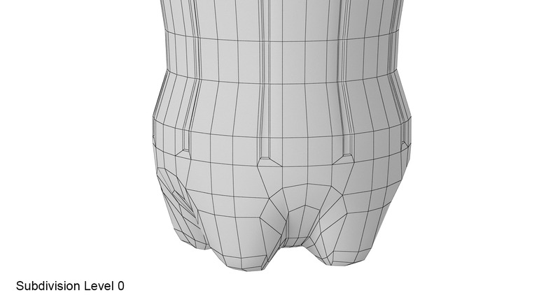 Plastic bottle 3D model - Features Image 17