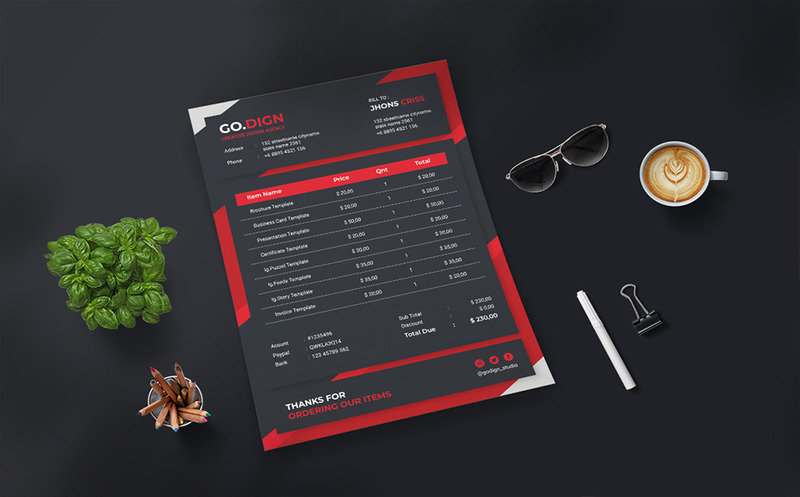 Godign - šablona faktury - Features Image 2