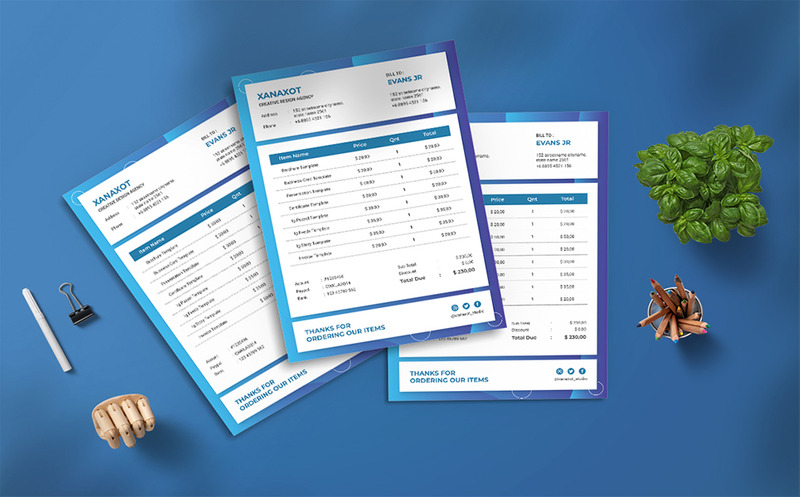 Xanaxot - Invoice Template - Features Image 3