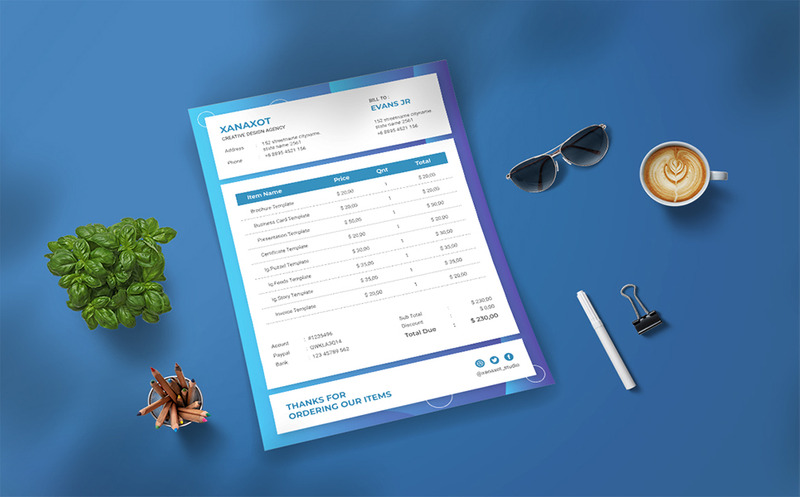 Xanaxot - Invoice Template - Features Image 2