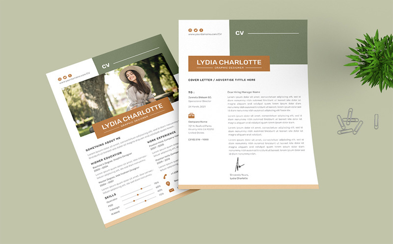 Lydia Charlotte - CV Printable Resume Templates - Features Image 3