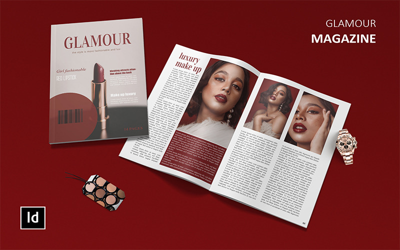 Glamour - šablona časopisu - Features Image 1