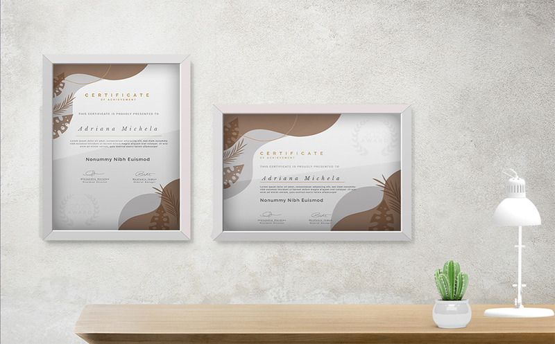 Adriana - Certifcate Template - Features Image 2