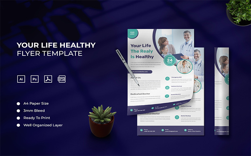 Твоя жизнь вереск - флаер - Features Image 1